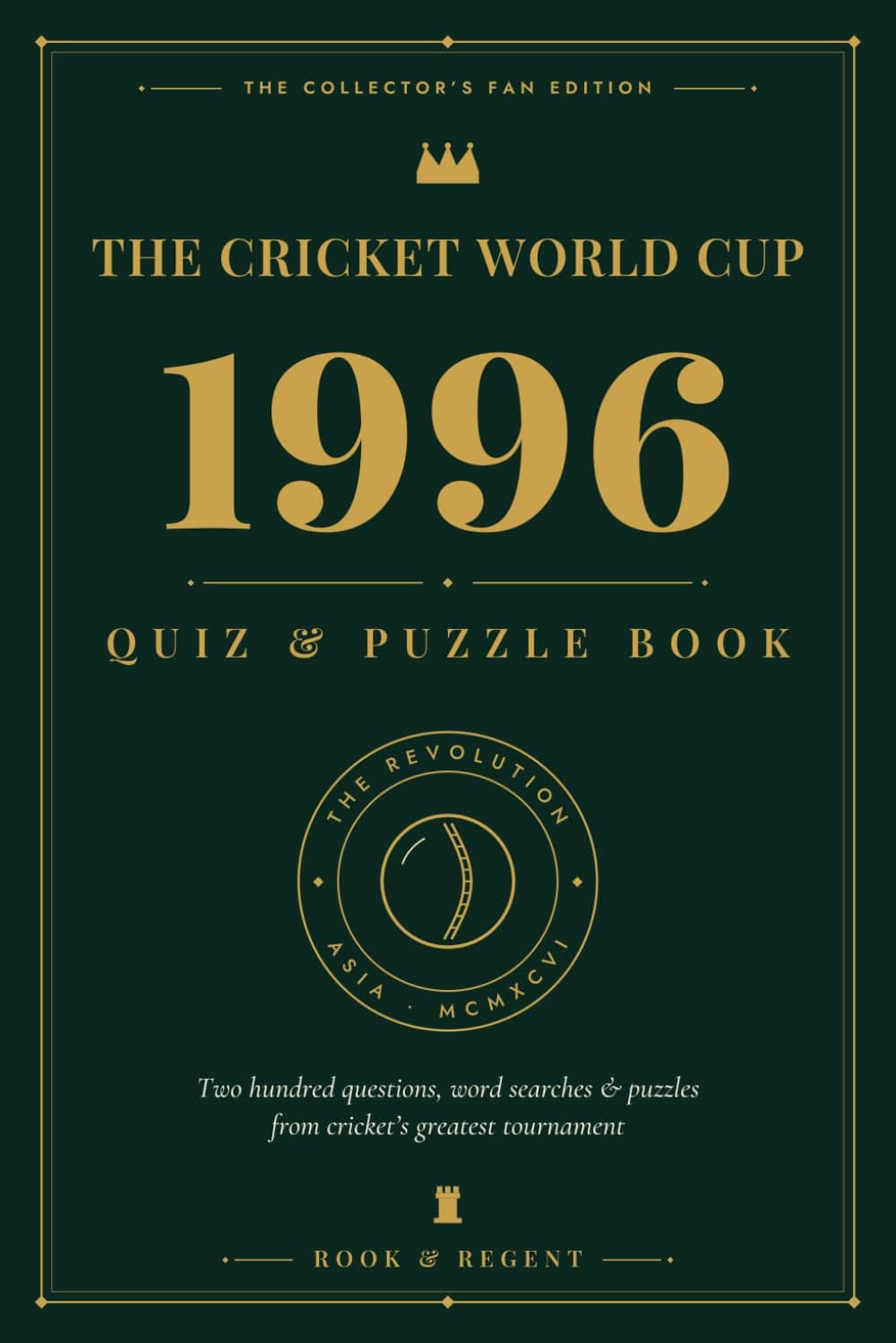 The Cricket World Cup 1996 — cover