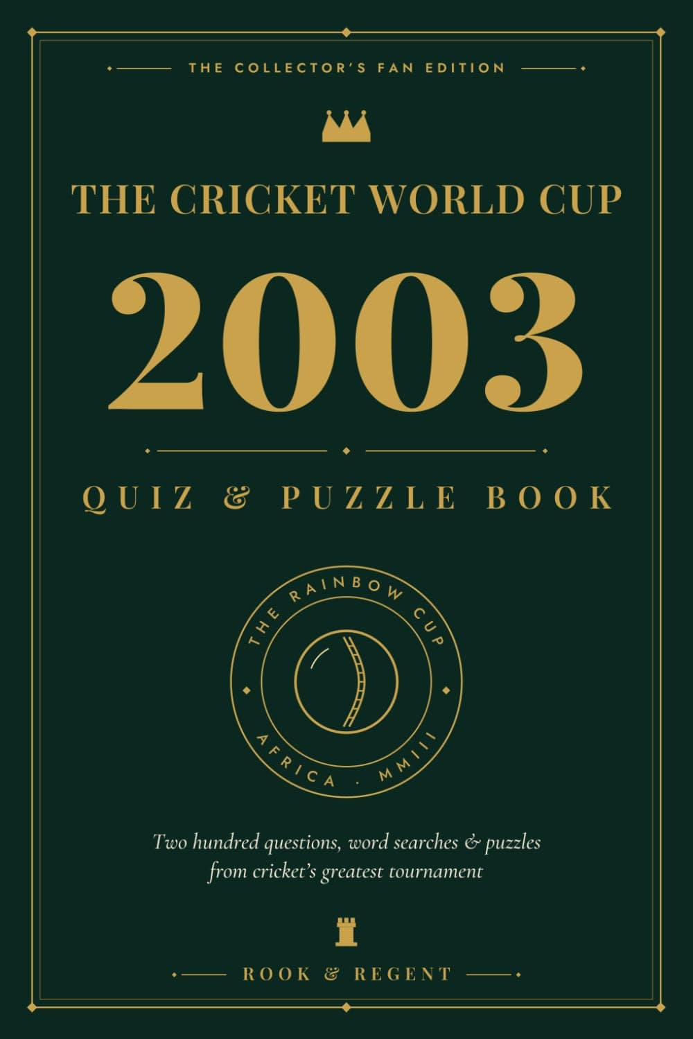 The Cricket World Cup 2003 — cover